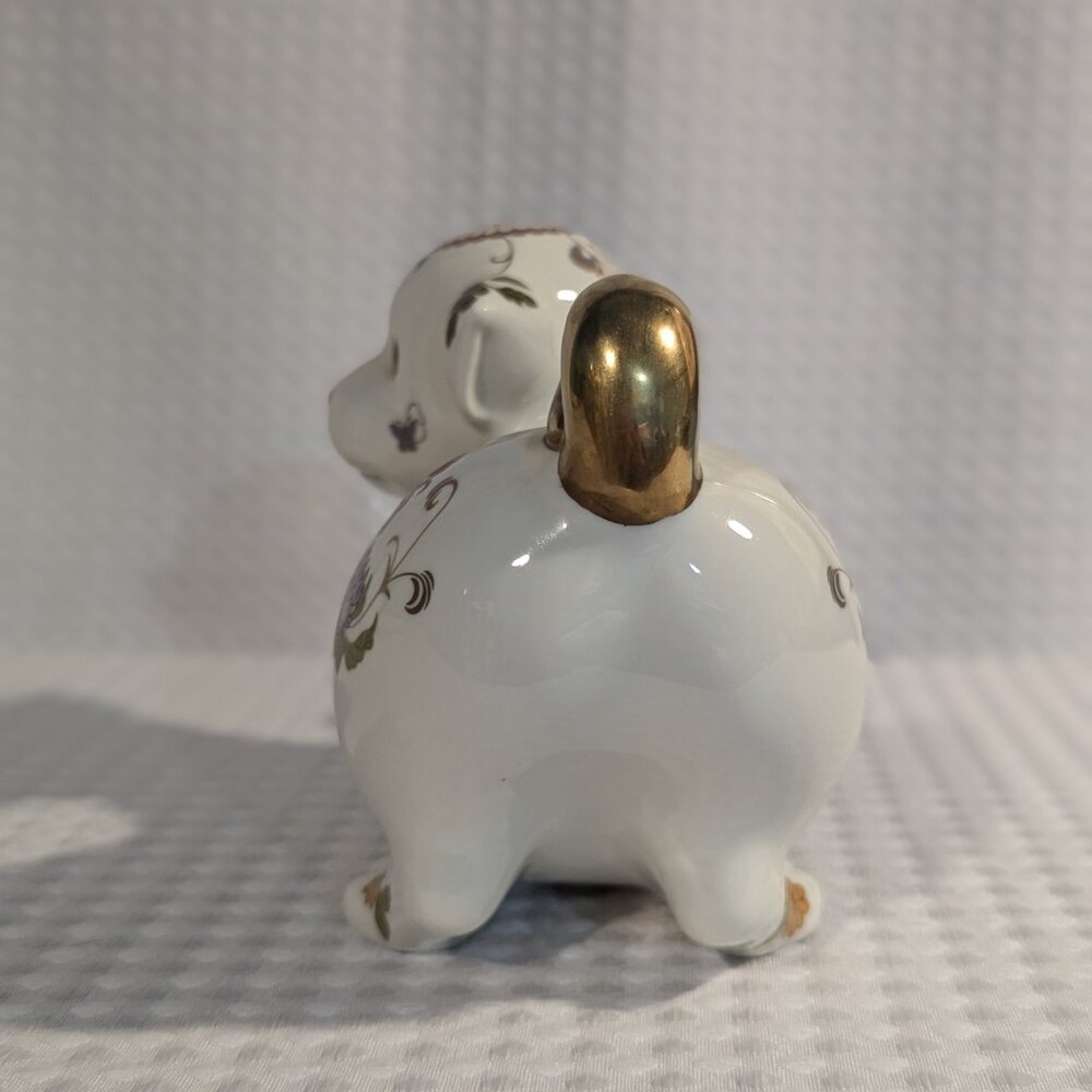 Franklim Mint "The Imperial Puppy of Satsuma" Hand Painted Fine Porcelain 1987 - Picture 7 of 11